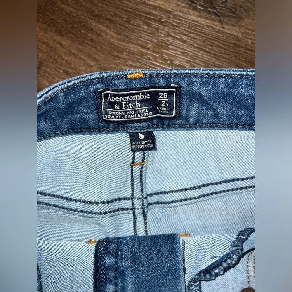 Abercrombie & Fitch Simone High Rise Blue Jeans